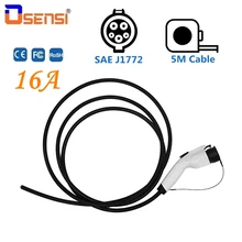 Osensi cabo de tomada sae j1772 ev, plugue para evse, plugue fêmea para ev 16a 110v-250v