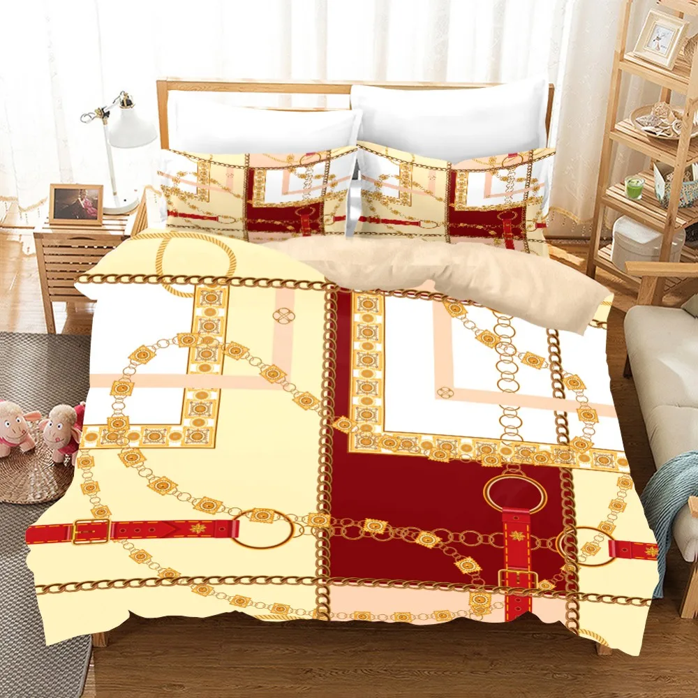 Baroque Vintage Style Bedding Set 2/3PCS Home Decor Duvet Cover Luxury Bedding Sets Pillowcase Twin Queen King Size Bed Set Baroque Vintage Style Bedding Set 2/3PCS Home Decor Duvet Cover Luxury Bedding Sets Pillowcase Twin Queen King Size Bed Set