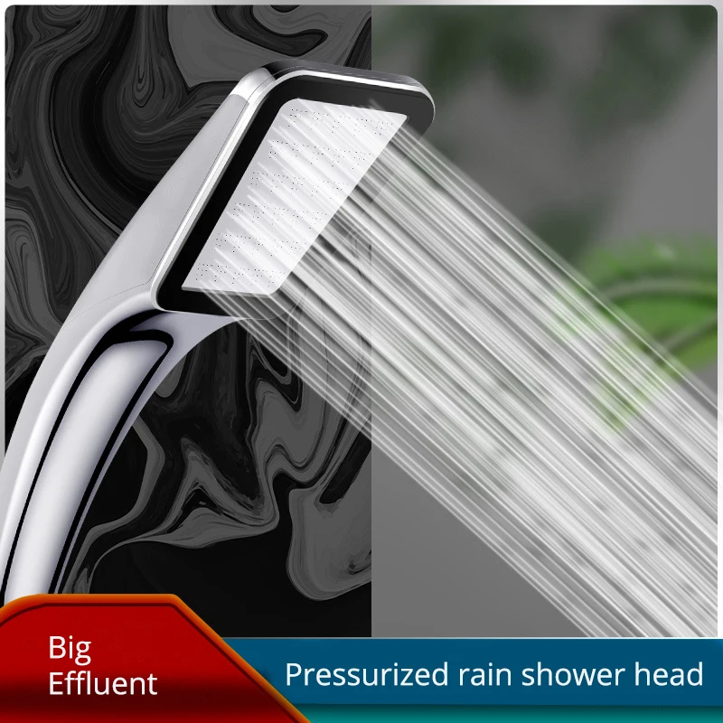 Shower Head High Pressure Powerful Boosting Spray Bath Water Saving 300 Holes 