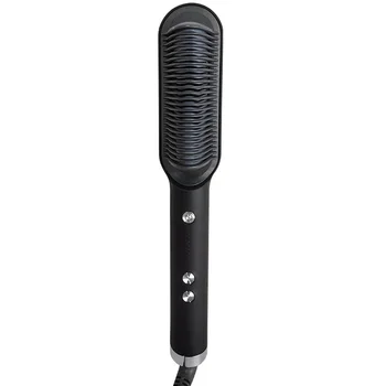 

2 In 1 Hair Straightener Brush Curler Roller Multifunctional Electric Heating Travel Styling Comb Girls Ladies Ceramic Salon