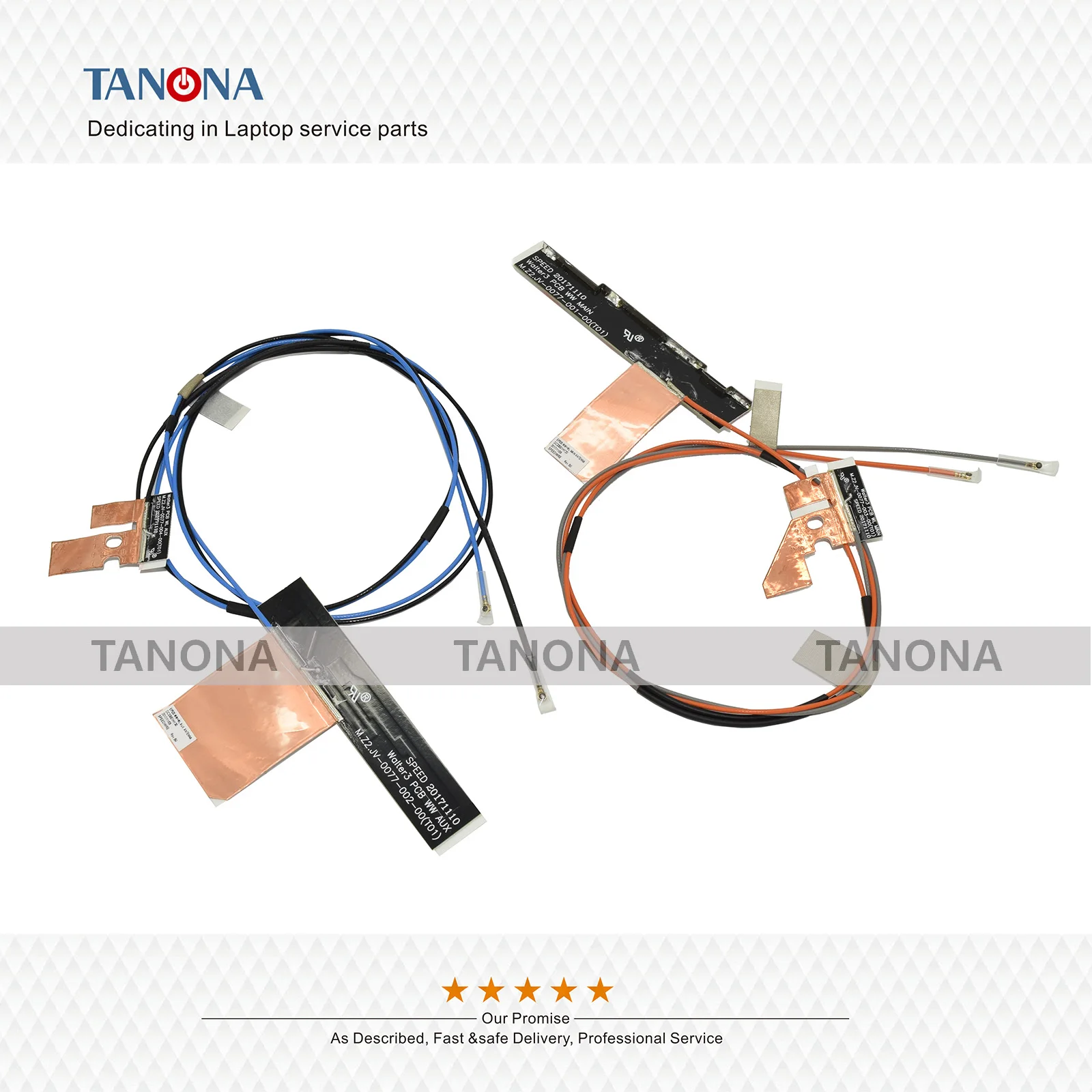 Оригинальный комплект антенн для Lenovo ThinkPad P52 4G WLAN WWAN DC33001HY20 DC33001HY30 01HY776 01HY777 |