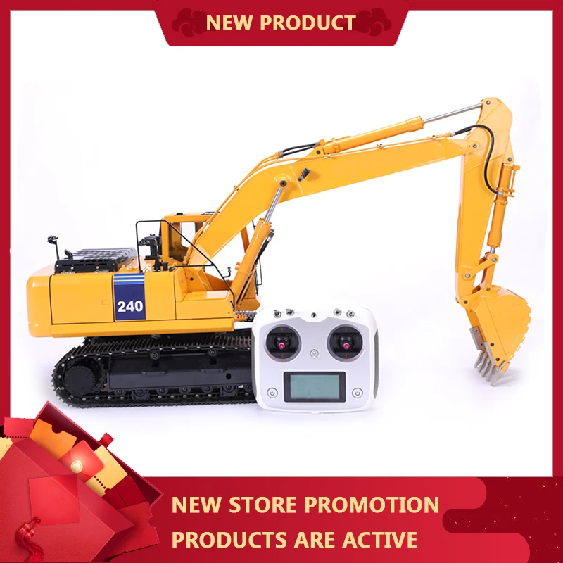 

1/12 Komatsu PC240LC Hydraulic Engineering Machinery Model Hydraulic Excavator Model Birthday Gift Adult Gift