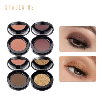 

STAGENIUS Glitter Eyeshadow Palette Matte Pigment Smooth Shade Cosmetics Eyeshadow Makeup