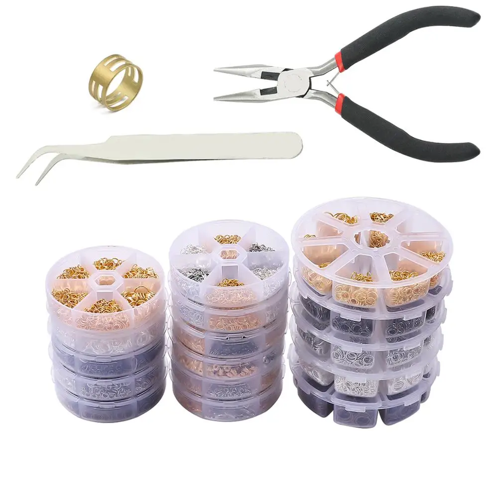Jewelry Findings Tools open jump ring/Lobster clasp/Tail chain/Eye Pins/Earring Studs Backs Stopper for DIY Making | Украшения и