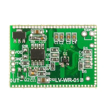 

Taidacent Microwave Radar Sensor Module Human Induction Module High Level Smart Sensor Detector LV-WR-01B Smart Motion Sensor
