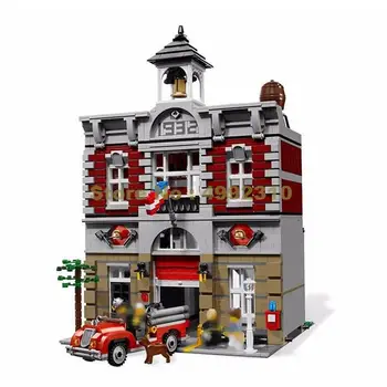 

2313pcs city street creator fire brigade building blocks 10197 Bricks Toy