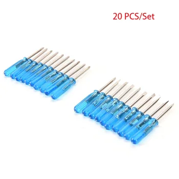 

20pcs Mini Screwdriver 4.6cm Phillips Slotted Cross Head for iPhone Samsung Mobile Phone Laptop Repair Open Tool