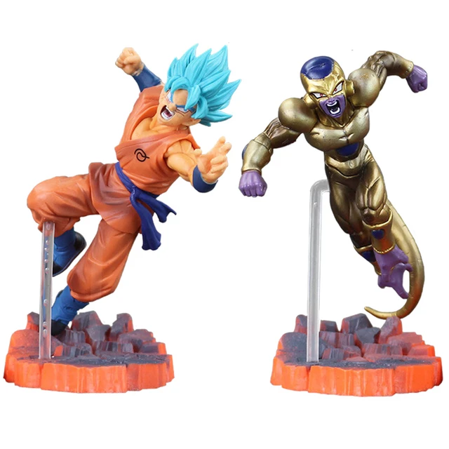 Dragon Ball Z-DBZ Figure Frieza VS Super Saiya Goku Resin Statue