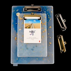 File Folder Epoxidharz Formen Clipboard Molde Silicona Molde Portfolio Stampi Resina Drawing Board Resin Mold Metal Accessories