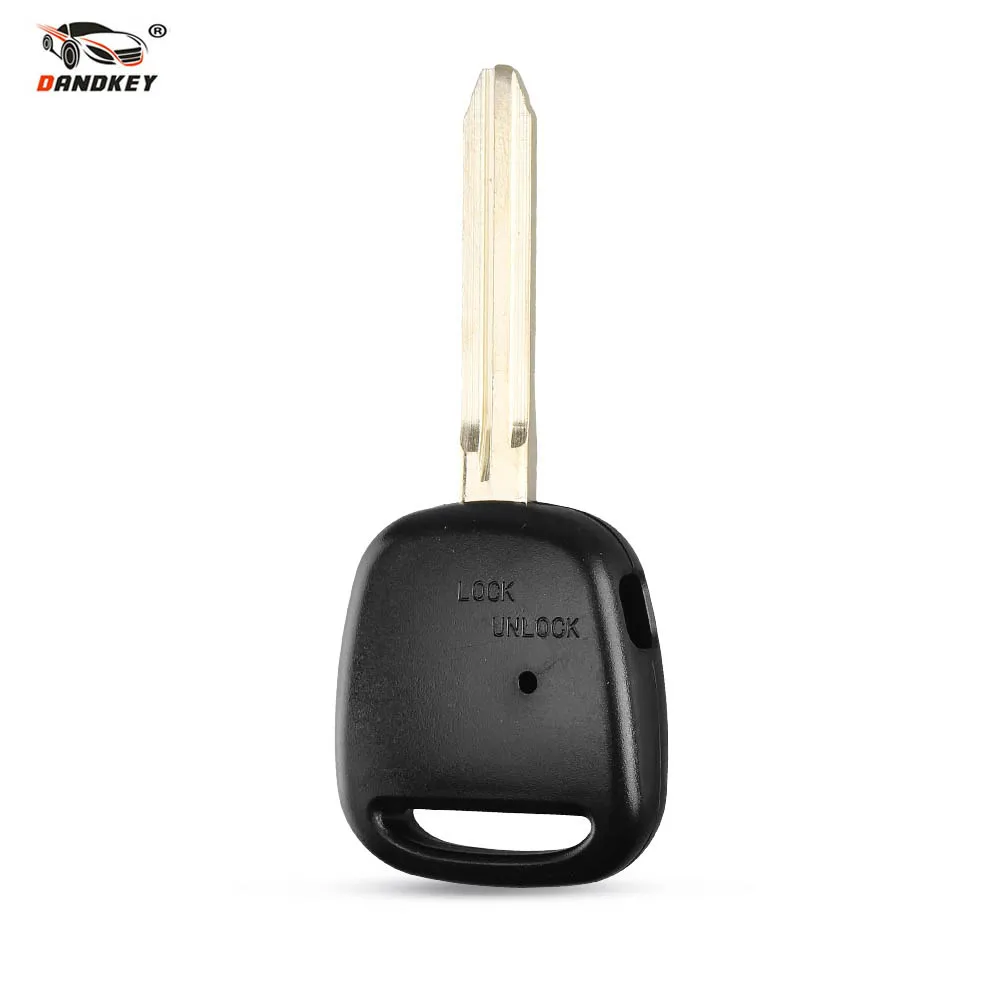 Dandkey 10pcs Replacement Remote Key Shell Case Blade For Toyota Carina Estima Harrier Previa Corolla Celica Fob 1 Buttons Cover |