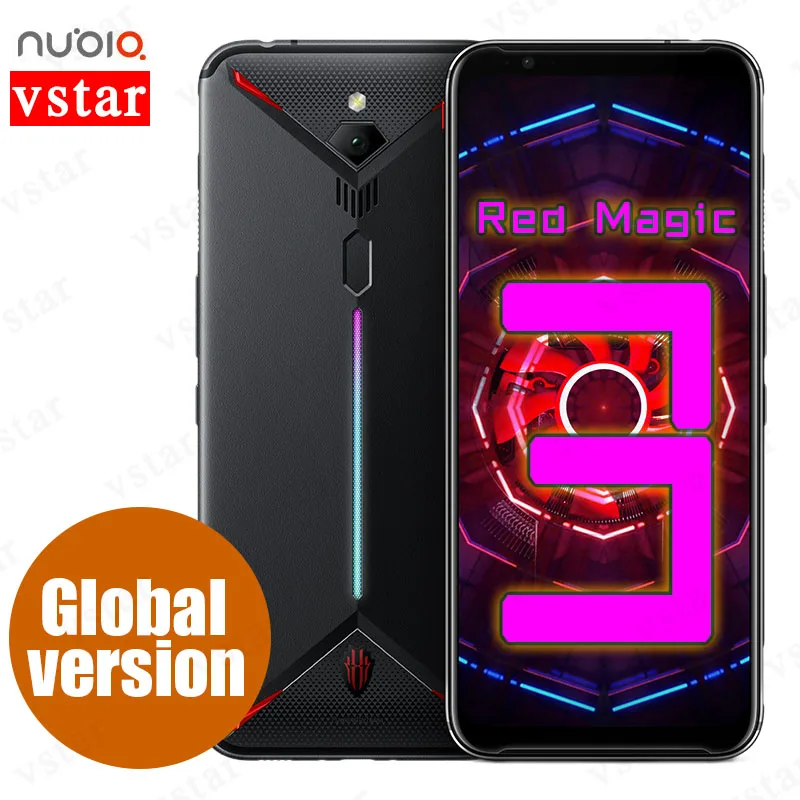 Оригинальный Смартфон ZTE nubia Red Magic 3 6 65 дюйма Snapdragon 855 Передняя камера 48 МП 8 ГБ 128 5000