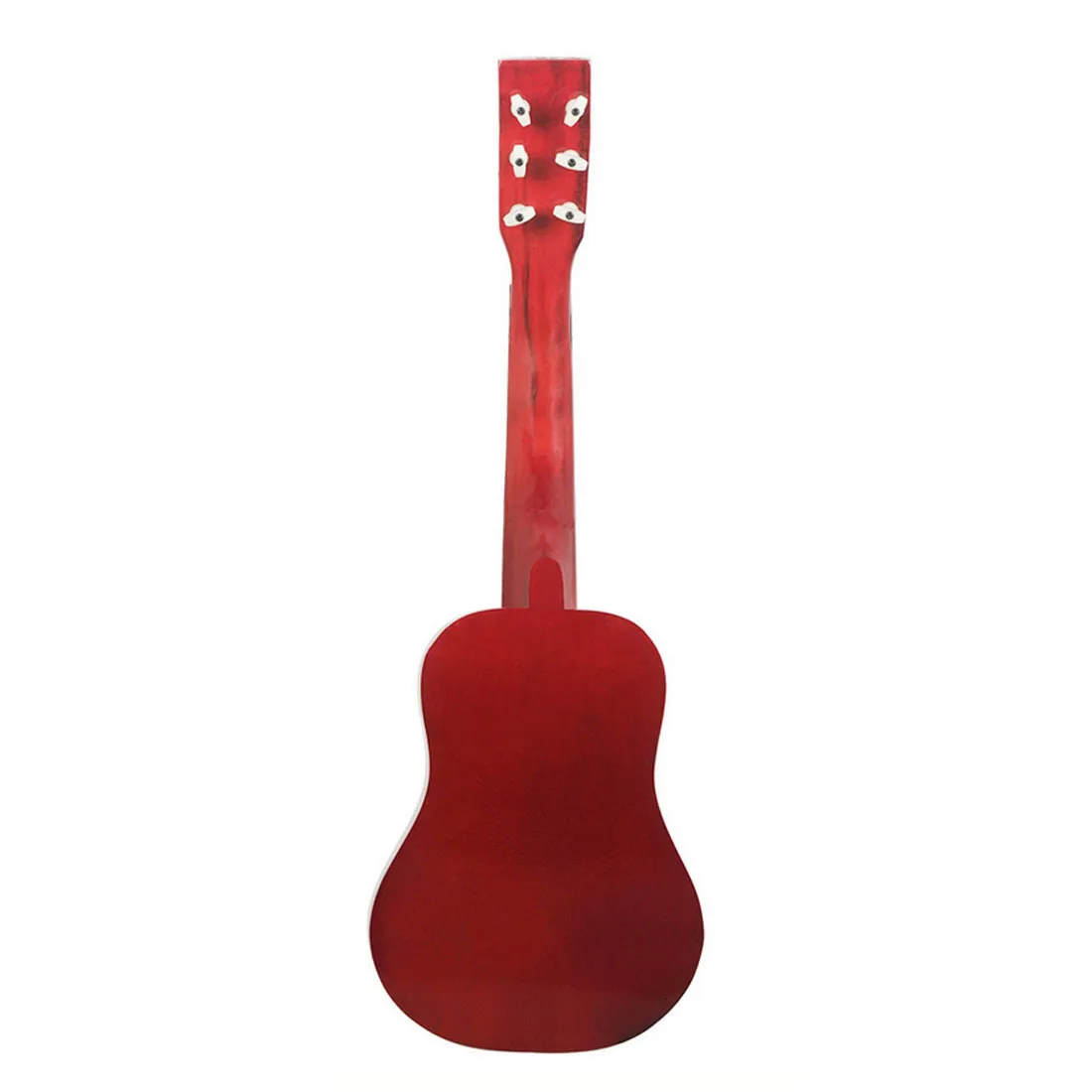 25 Inches 6 Strings Wooden Musical Instrument Guitar Gift For Children- Pink