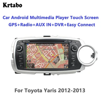

For Toyota Yaris 2012 2013 support DVD Android smart car navigation reversing image control screen one machine recorder