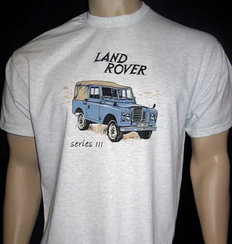 

Land Harajuku Shirt For Men Rover Series 3 T Shirt Ash Grey Or Natural Siii Available In 5 Sizes
