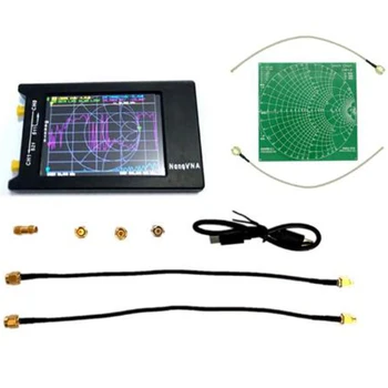 

4 Inch LCD Display 10KHz-1.5MHz NanoVNA-H4 HF VHF UHF Vector Network Analyzer Antenna Analyzer RF Demo Kit