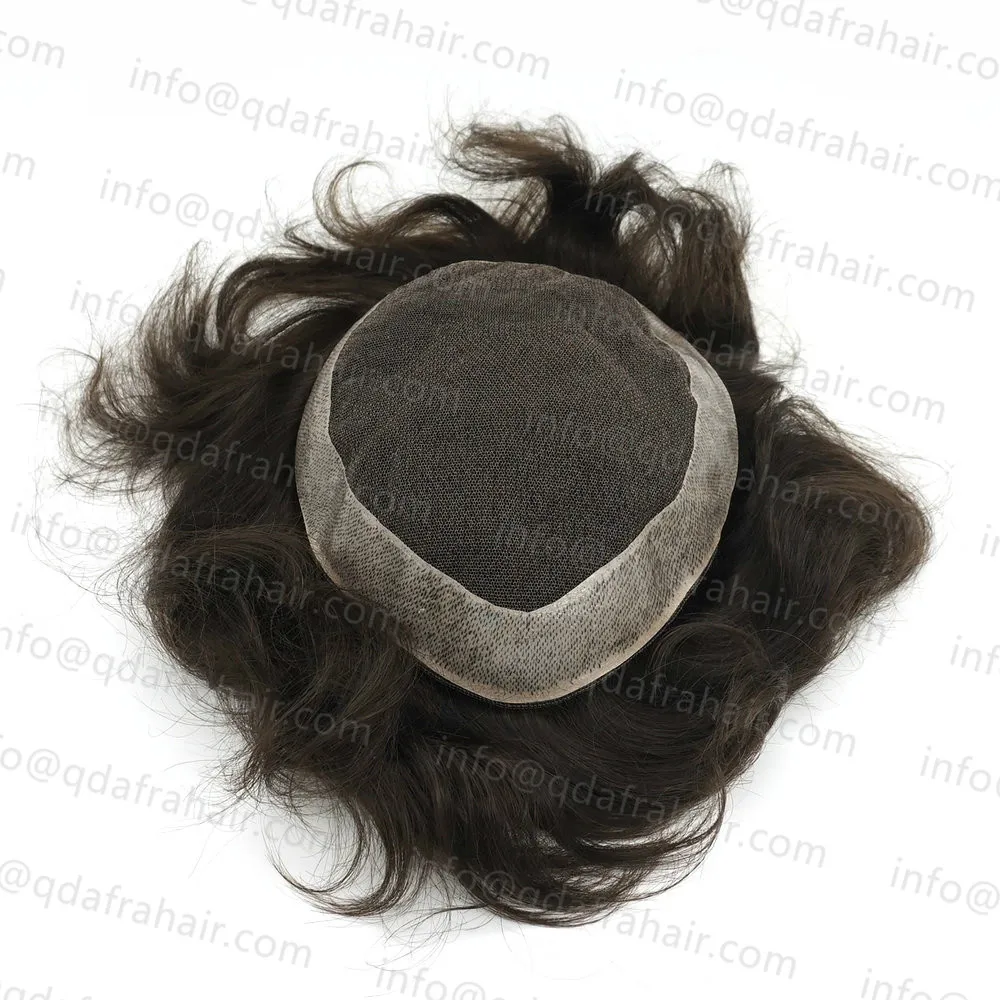 Hstonir волосы часть шнурка человеческие индийские remy парик 2 # Npu вокруг Топ Мужчины