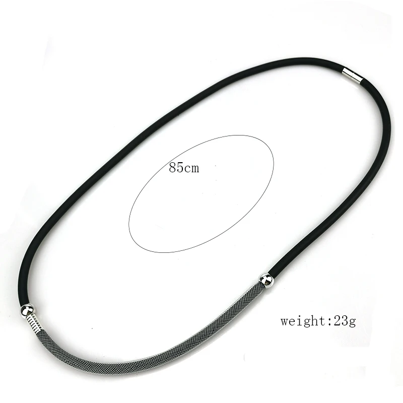 UKEBAY New Rubber Torques Women Short Choker Necklaces Mesh Jewelry Bead Accessories Simple Handmade Necklace Body Jewellery
