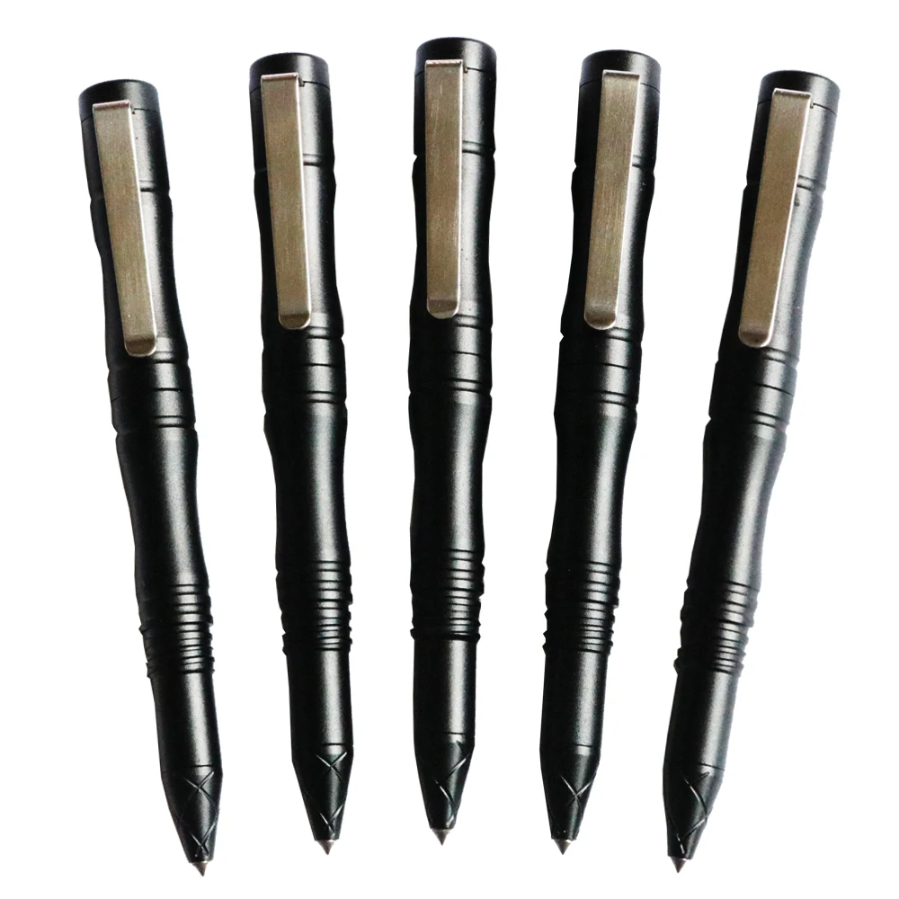 Bolígrafo táctico de autodefensa, pluma táctica de Cabeza de Acero de tungsteno, suministros de protección de seguridad, herramienta de defensa EDC, cortavientos, 1 Uds.