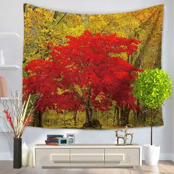 

Flowers Tree Fashion Wall Tapestry Euro Style Hanging Blanket Tapestries Home Wall Art Floral Decoration 230x180cm