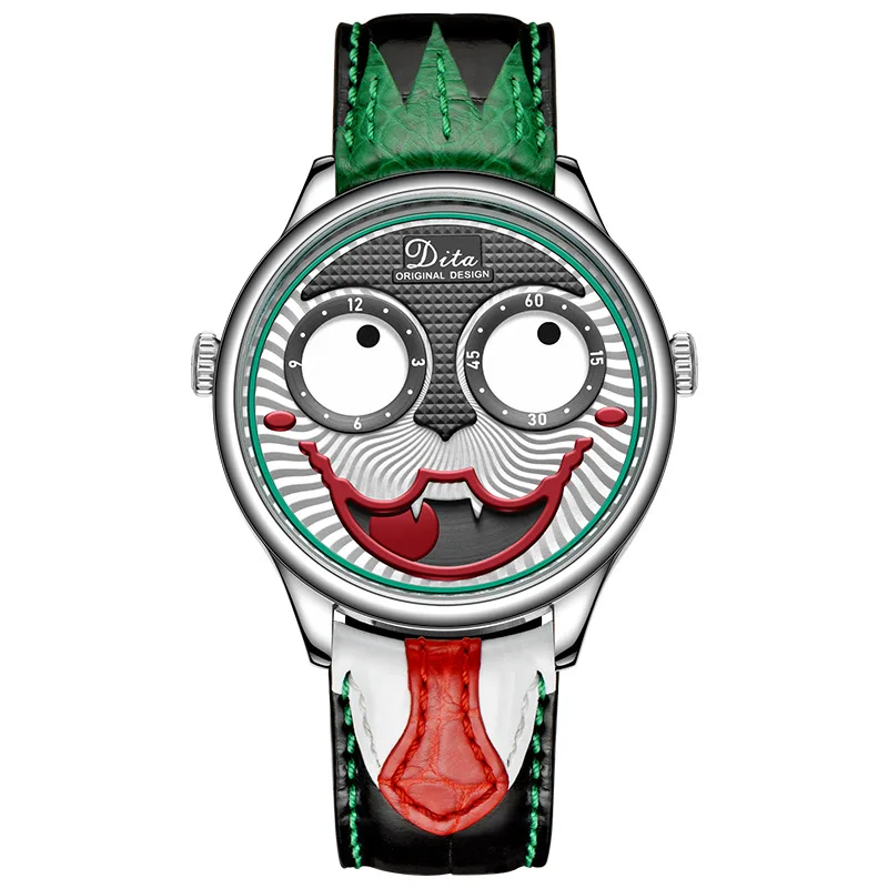 Новое поступление Joker мужские часы лучший бренд класса люкс клоун Кварцевые спортивные часы мужские s студенческие псевдо антикварные часы модная индивидуальность - Цвет: XP01