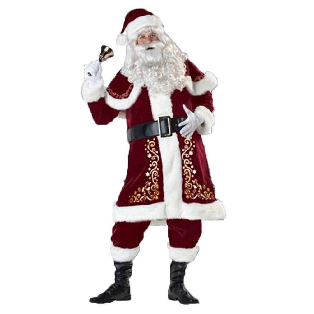 Trajes de Navidad adultos hombres y mujeres estilos Santa Claus vestidos de Navidad  trajes de pareja de Navidad traje para adultos|Disfraces de películas y TV|  - AliExpress