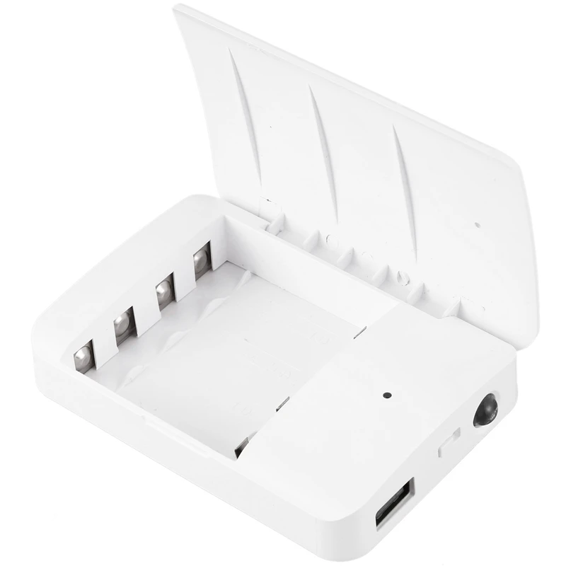 USB 4 AA батарея аварийное зарядное устройство Внешний аккумулятор чехол сотовый