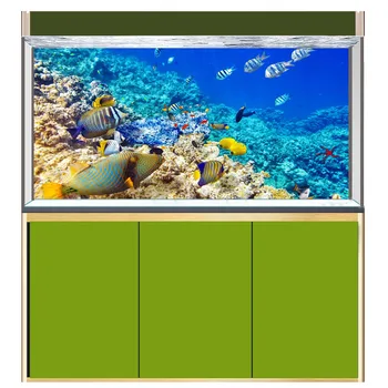 

[JQ-0010] Fish Tank Background HD Ocean Series Aquarium Sticker Mural Decoration Painting Pattern Size Can Be Customized