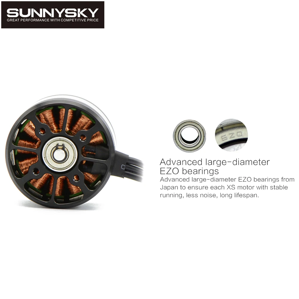1 шт. Sunnysky X4110S 340KV 400KV бесщеточный двигатель для мультикоптера квадрокоптера RC самолет(новое видение