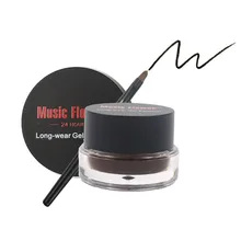 Макияж Водостойкий карандаш для глаз гель подводка для глаз с кистью стойкая косметика