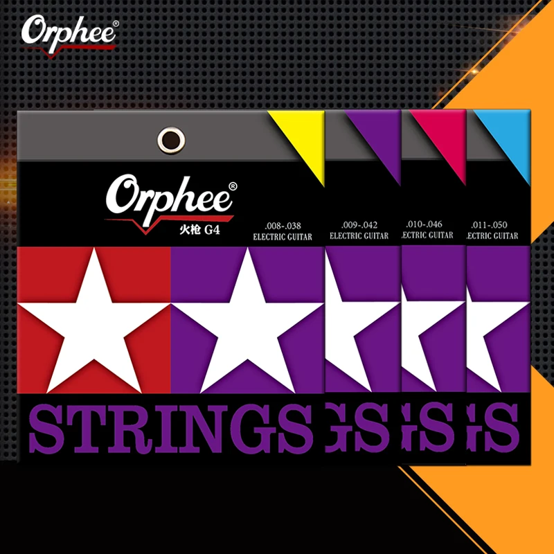 Оригинальные струны Orphee Ball Super Slinky для электрогитары 009 010 с никелевой обмоткой 6