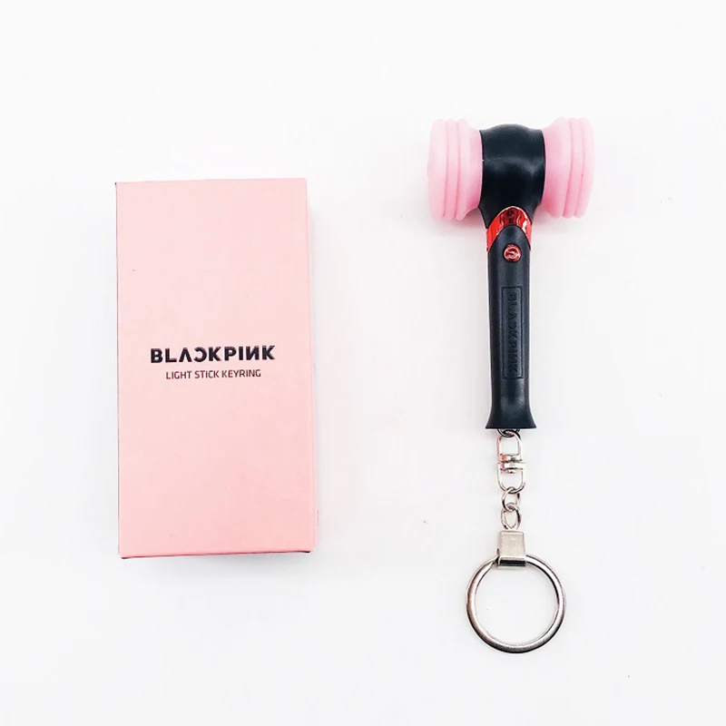 Kpop BLACKPINK мини свет палка брелок кулон вентиляторы концертная поддержка светодиодный ручной фонарь ночник черный розовый молоток Lightstick