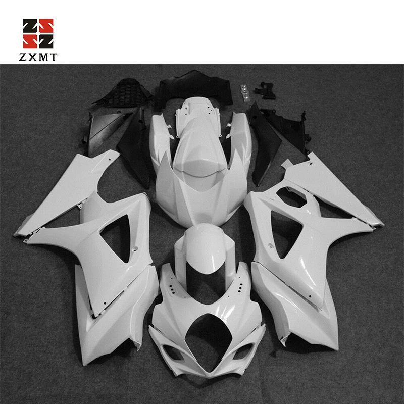

ZXMT Unpainted White Fairing Kit Fit For Suzuki GSX-R1000 2007 2008 K7 ABS Injection Bodywork Set