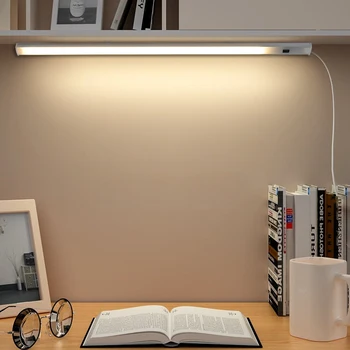 

USB LED Light Study Lamp With Hand Control LED Bar Light 30/40/50cm LED Night Light Desk Lamp USB Long Cable Rigid Lighting