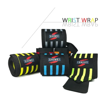 Fitness Bandage Polsband Badminton Bodybuilding Kronkelende Druk Riem Sterkte Tillen Pols Gewichtheffen Druk Klittenband