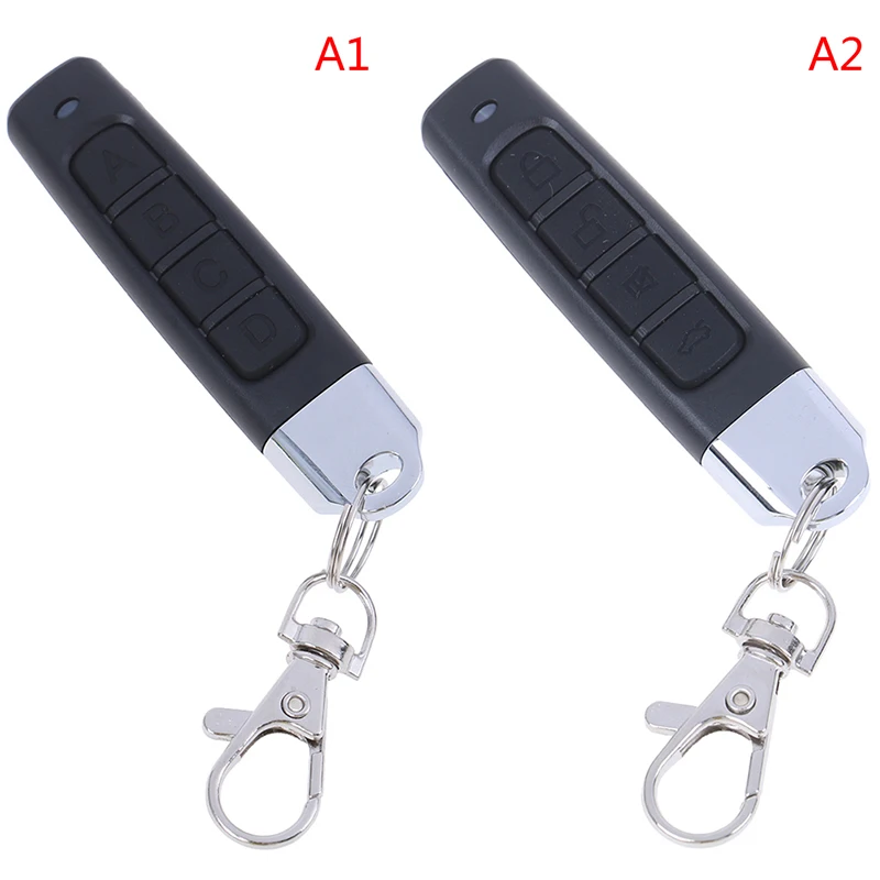 433MHZ 4 Buttons Remote Control Garage Gate Door Opener Remote Control Duplicator Clone Cloning Code Car Key Anti-theft Lock Key