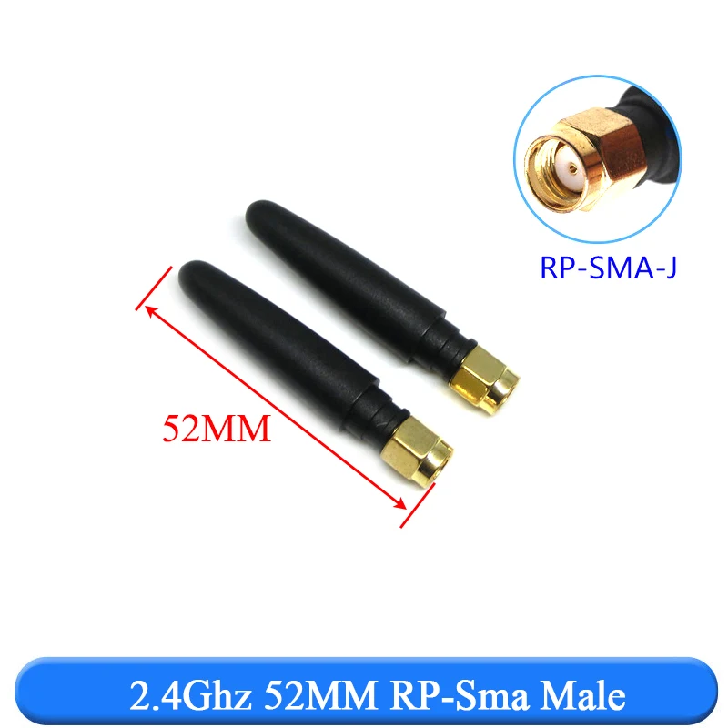 50 шт 2 4 Ghz 3dbi WIFI антенна 4G RP SMA мужские универсальные антенны Усилитель WLAN роутер