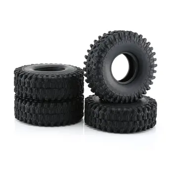 

4PCS 120MM 1.9inch RC Car Rubber Rocks Tyres Wheel Tires for 1:10 RC Rock Crawler Axial SCX10 Replacement Model Accessory