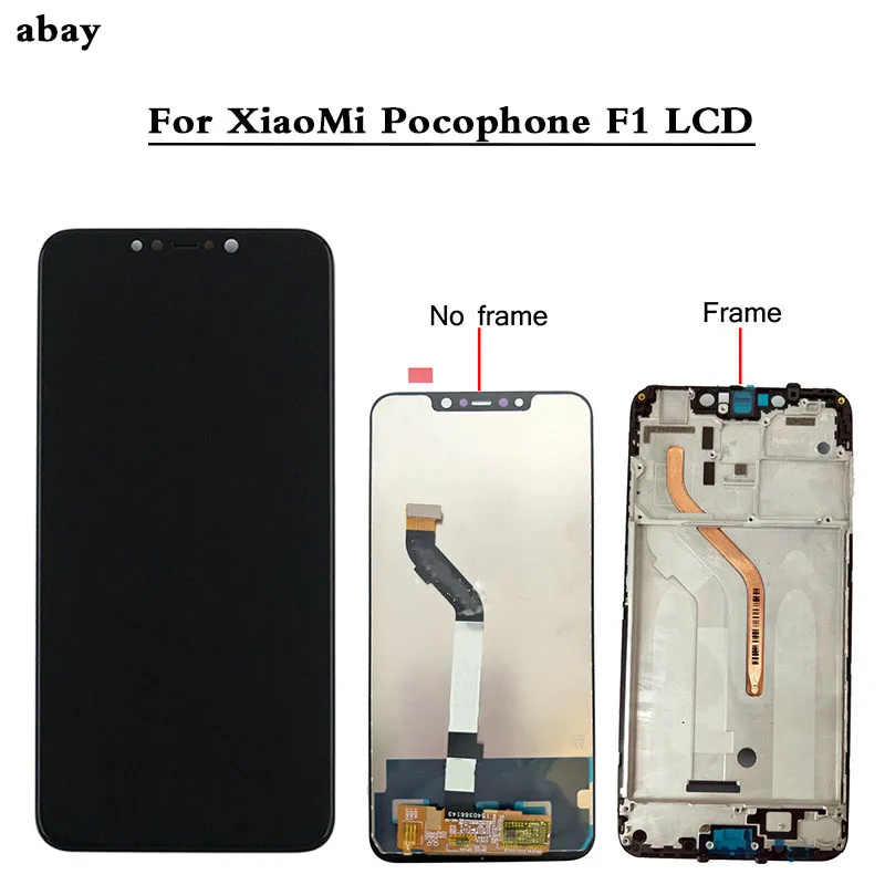 

6.18 inch LCD For xiaomi mi Pocophone F1 LCD Display Touch Screen Digitizer Assembly Xiaomi mi poco F1 PocoF1 LCD Replacement