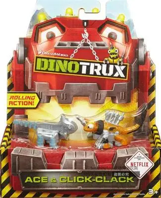 With original box Dinotrux Dinosaur Truck Removable Dinosaur Toy Car Mini Models New Children's Gifts Dinosaur Models 8