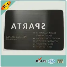Китайский поставщик высококачественных черных металлических визитных карточек из нержавеющей стали
