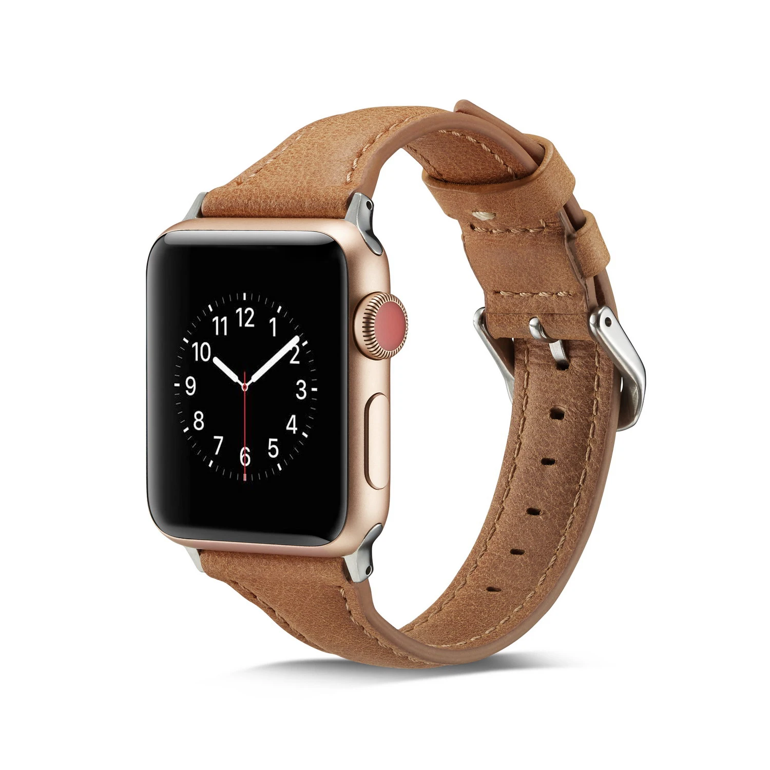 Новейшая модель; кожаный ремешок для наручных часов Apple Watch, версии 5/4/3/2/1 для наручных часов IWatch, ремешок 42 мм, 38 мм, 40 мм 44 Спортивный Браслет замена