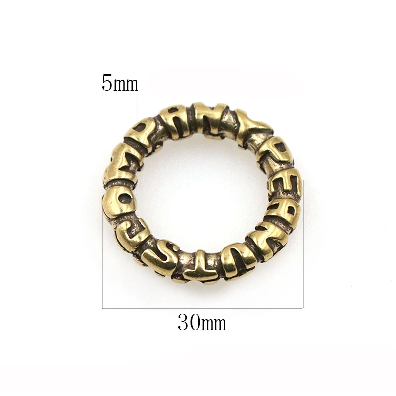 brass rings keychain (9)