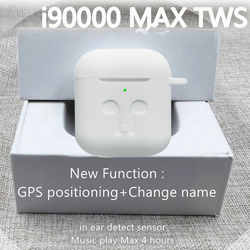 

Original i90000 Max TWS Air 2 change name location Bluetooth headset in-ear sensor PKi90000Pro i1000 i2000 i9000X i5000 i9000TWS