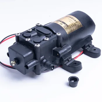 

High Quality 5L/Min DC12V Diaphragm Water Pump Small Safe High Pressure Self Priming Pump 4200r/min 15*8*6cm