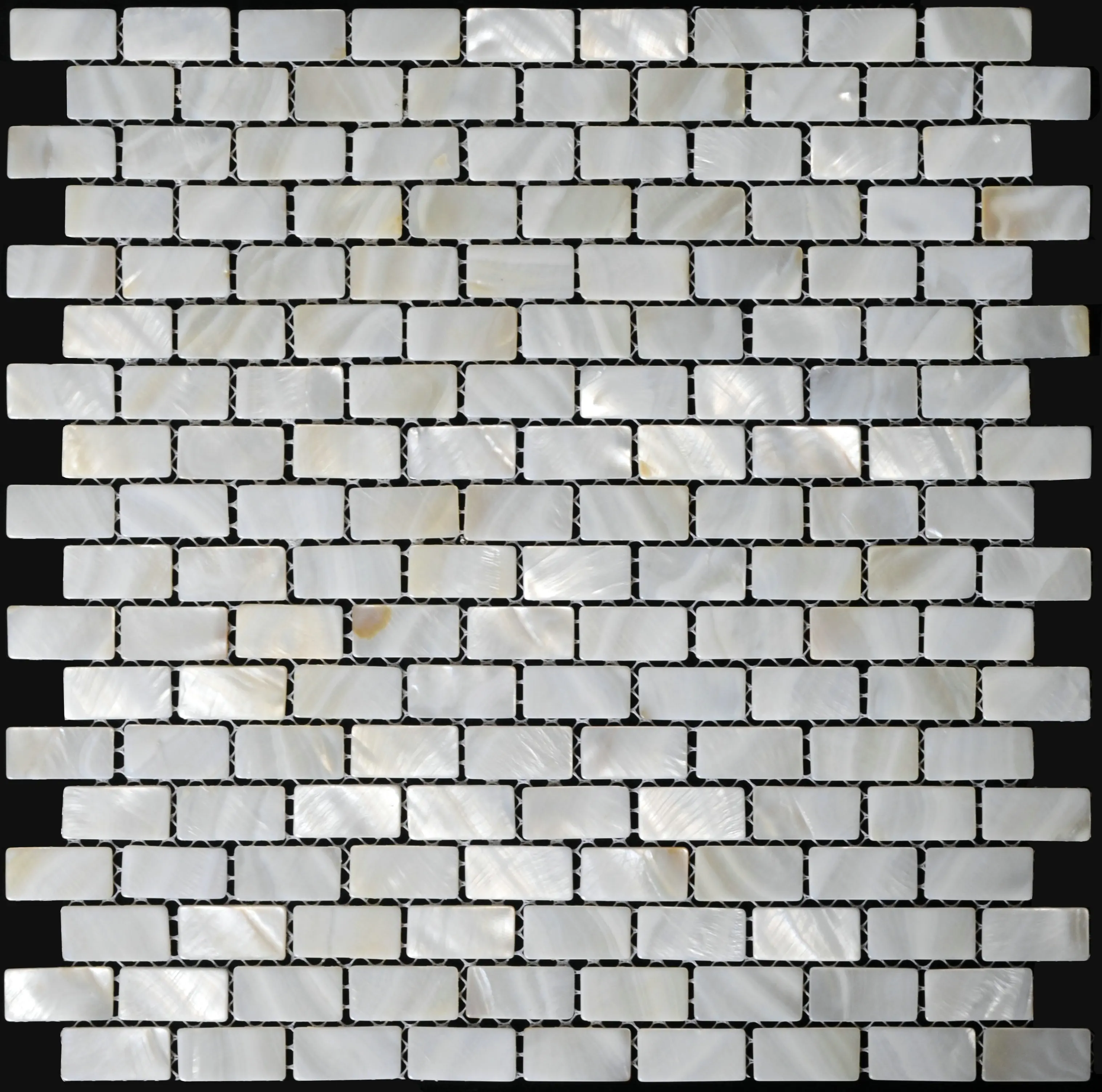2mm Thickness Brick White Mother Of Pearl Shell Mosaic Kitchen Backsplash MOP003 Bathroom Seashell Wall Tile | Дом и сад
