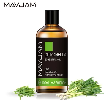 

100ML Pure Essential Oil Diffuser Citronella Rose Eucalyptus Lavender Vanilla Lemongrass Rosemary Sandalwood Tea Tree Aroma Oil