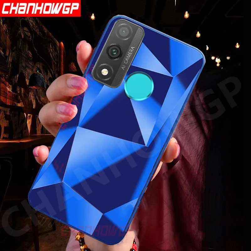 Мягкий зеркальный 3D-чехол со стразами для Huawei P Smart 2020 Plus 2019 чехол телефона Z задняя