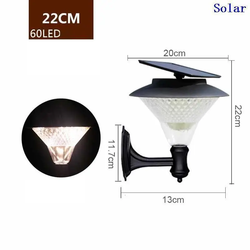 De Luce светильник ing Tuin Verlichting лампа Ogrodowa Decoracion Jardin наружный светодиодный светильник для сада на солнечной батарее