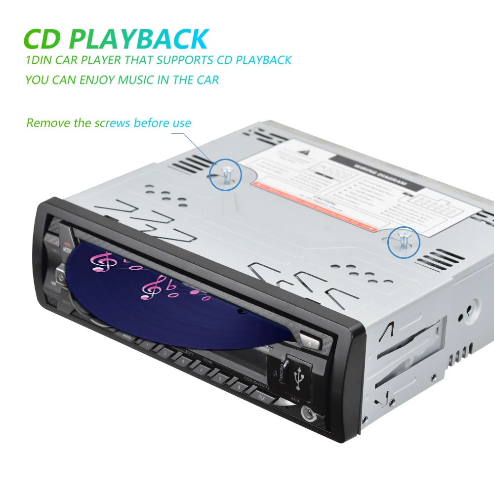 Авторадио AMPrime 1 Din Bluetooth sd-карта Мультимедиа DVD/CD плеер Coche Радио стерео Авто аудио стерео Automotivo USB