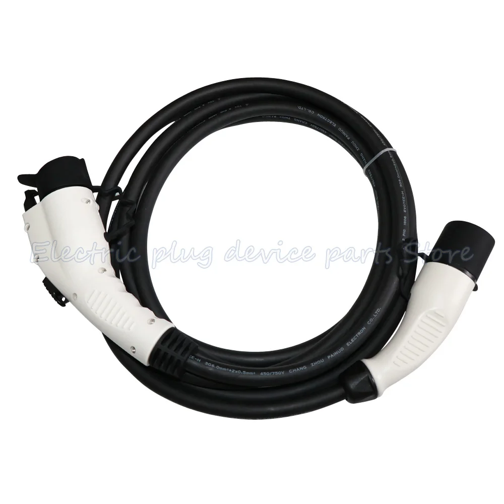  32A EV Charging Cable for Electric Vehicle Type 1 to Type 2 SAE J1772 to IEC 62196-2 5M Charging St